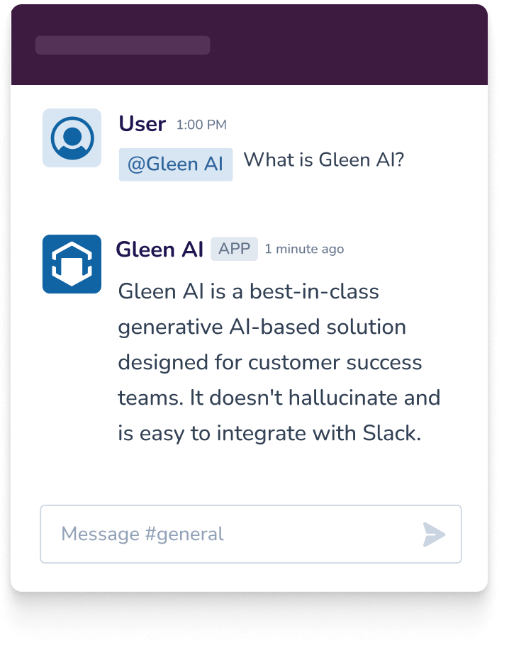 Gleen AI's Slack integration