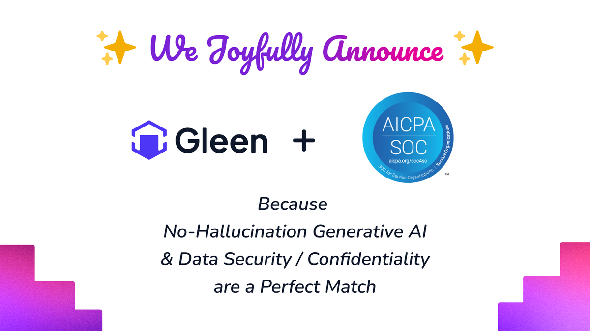 Gleen AI is Now SOC 2 Type 2 Compliant